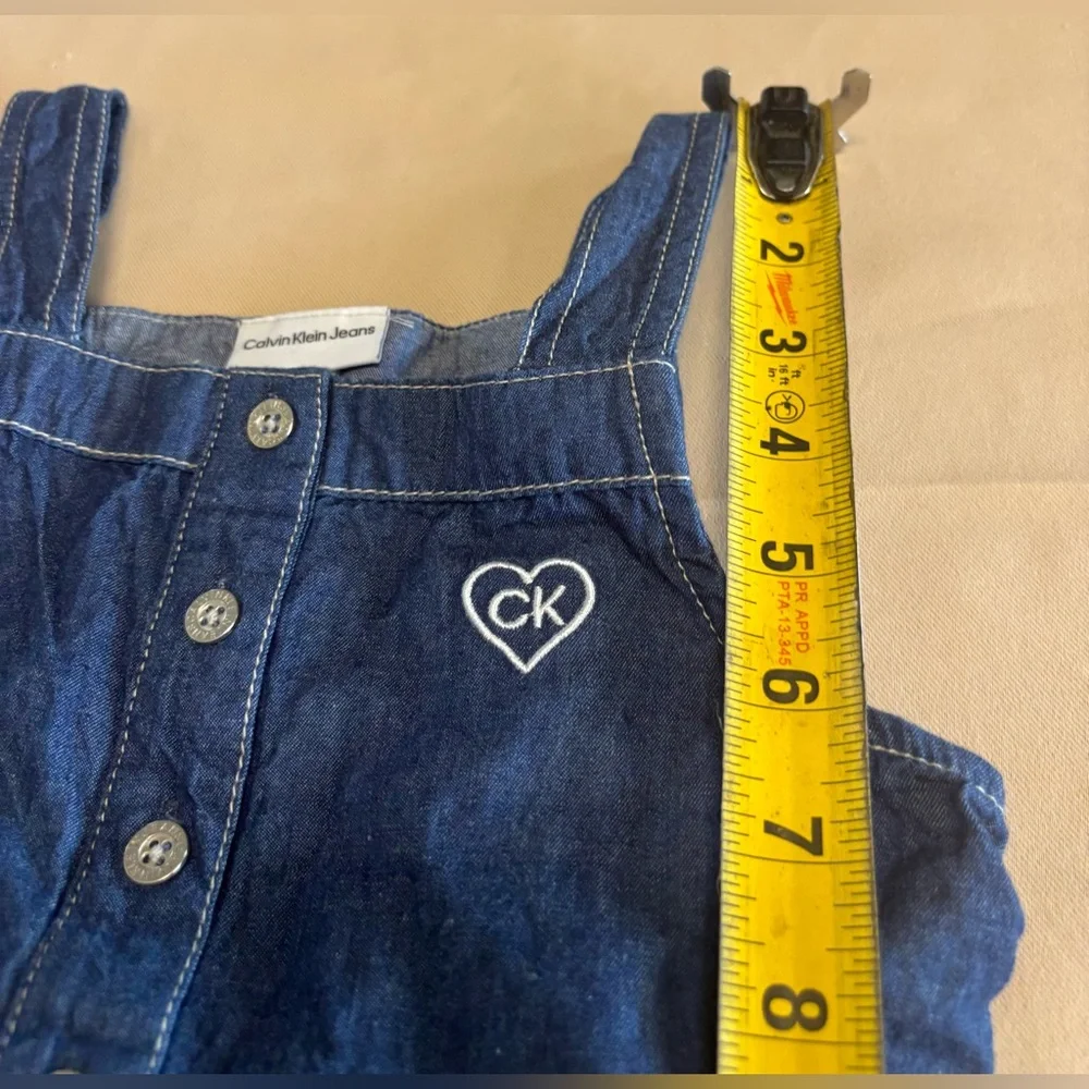 Calvin Klein Jeans Blue and White Heart Dress‎